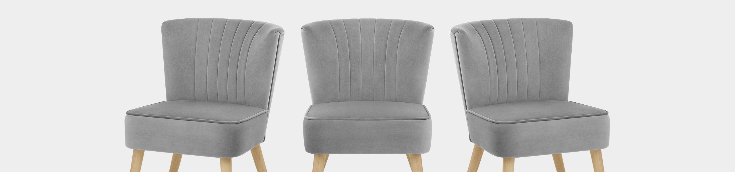 Harmony Dining Chair Grey Velvet Video Banner