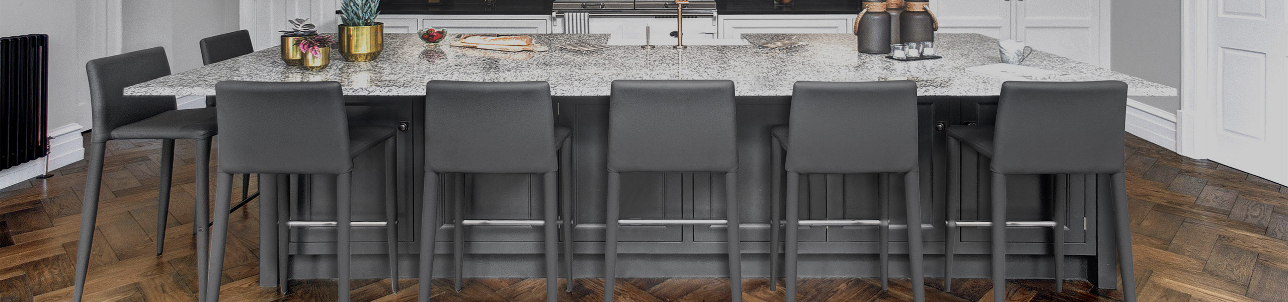 Healey Kitchen Stool Dark Grey Video Banner