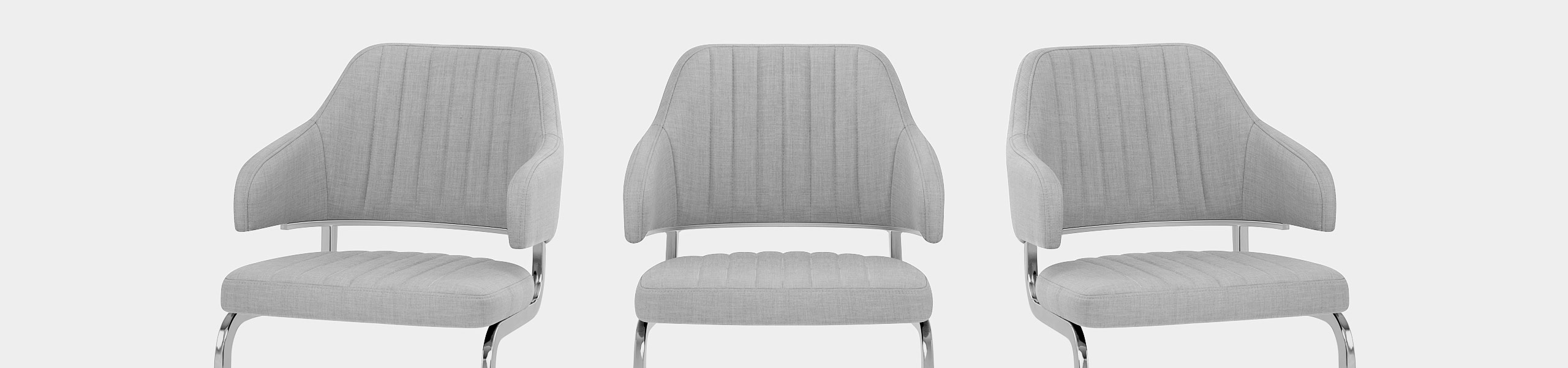 Horizon Chair Grey Fabric Video Banner