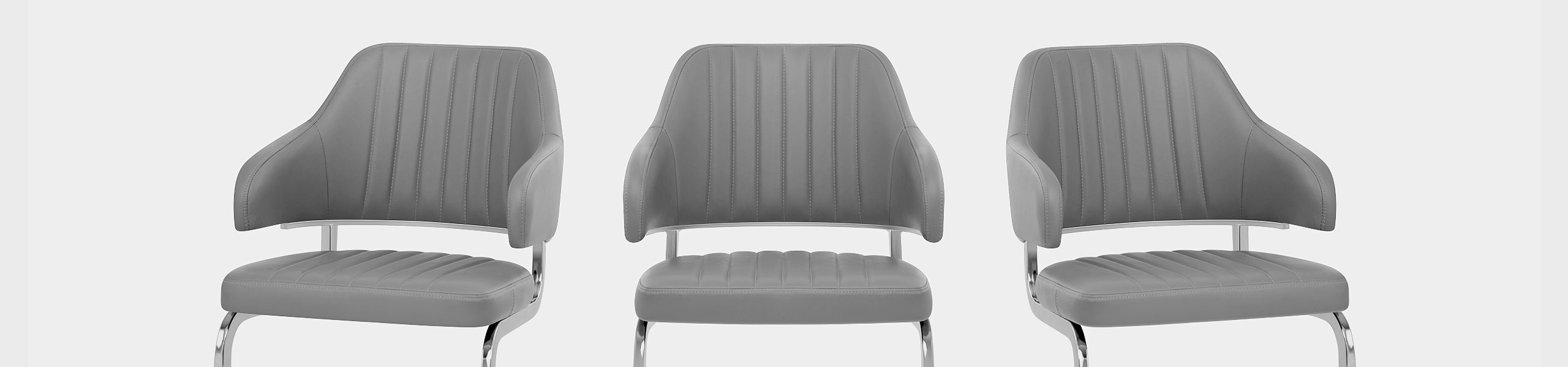 Horizon Chair Grey Leather Video Banner