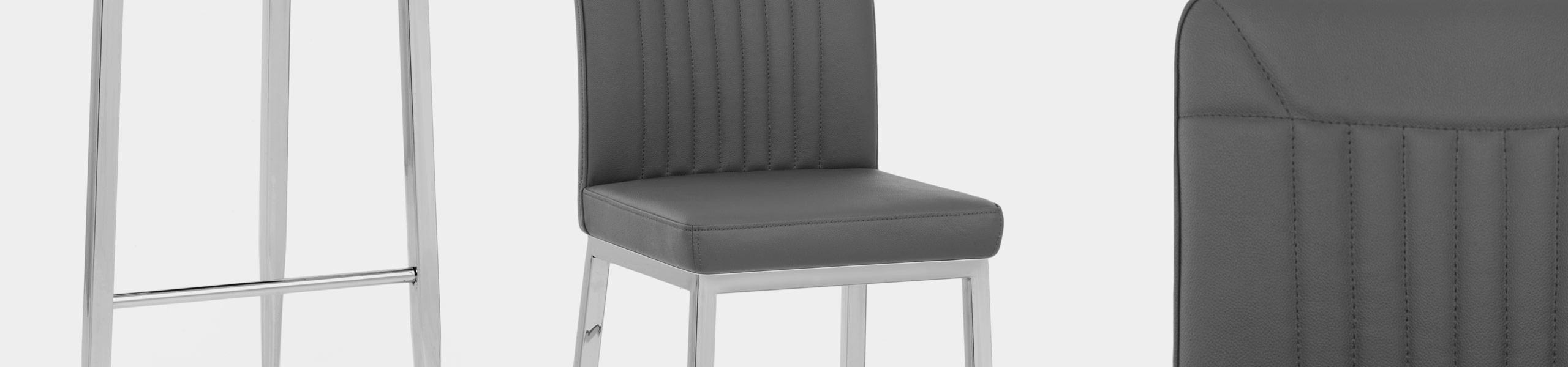 Jensen Stool Grey Real Leather Video Banner