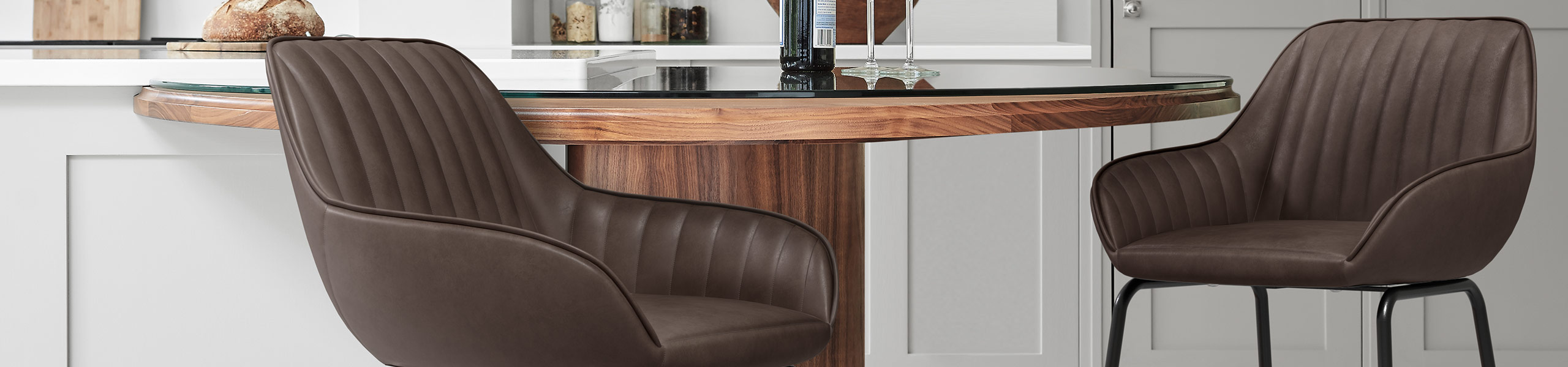 Kanto Bar Stool Brown Video Banner