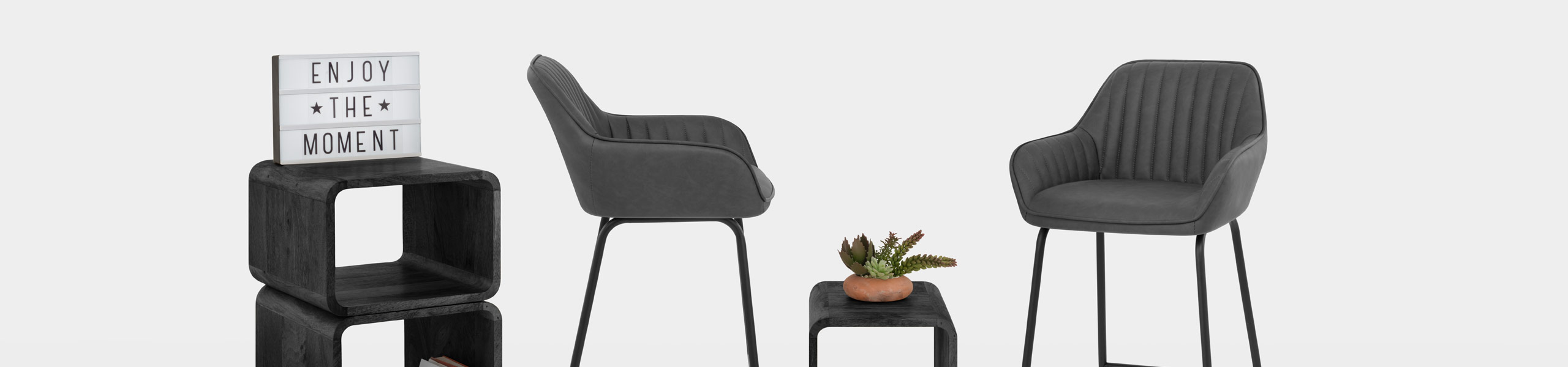 Kanto Bar Stool Charcoal Video Banner