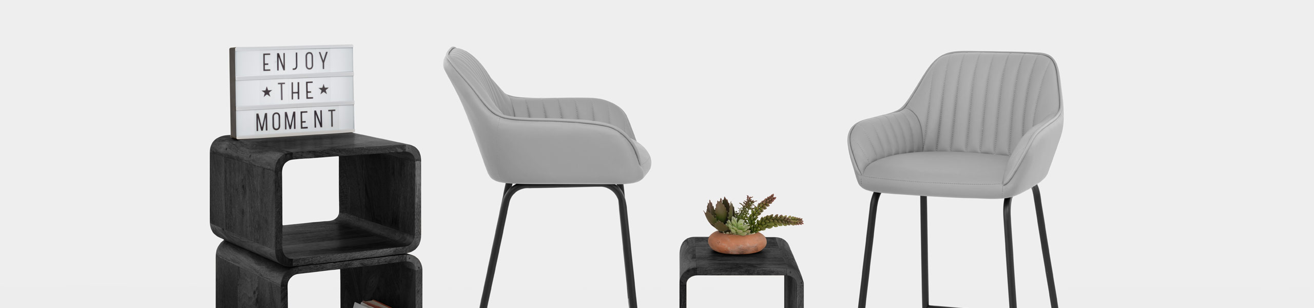 Kanto Bar Stool Light Grey Video Banner