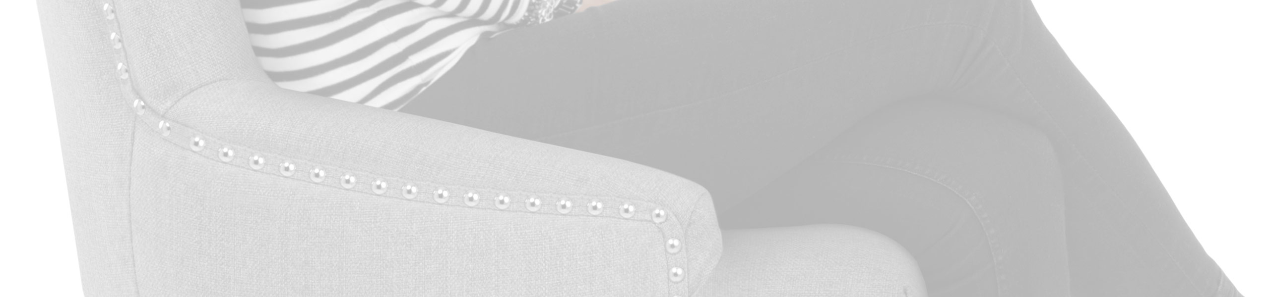 Knightsbridge Oak Chair Grey Fabric Review Banner