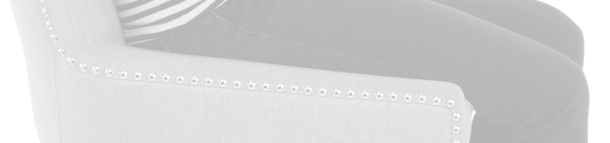 Knightsbridge Oak Stool Grey Fabric Review Banner