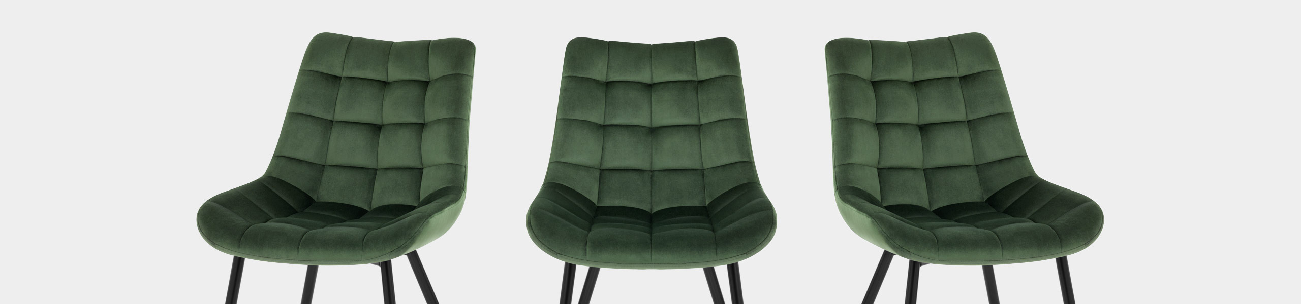 Lisbon Dining Chair Green Velvet Video Banner