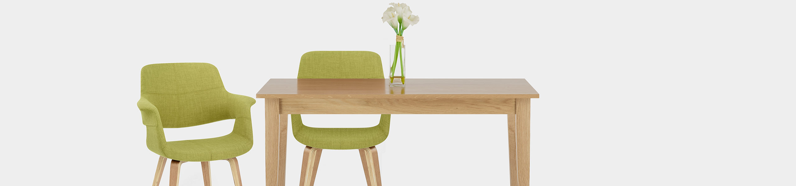 Lloyd Dining Chair Oak & Green Video Banner