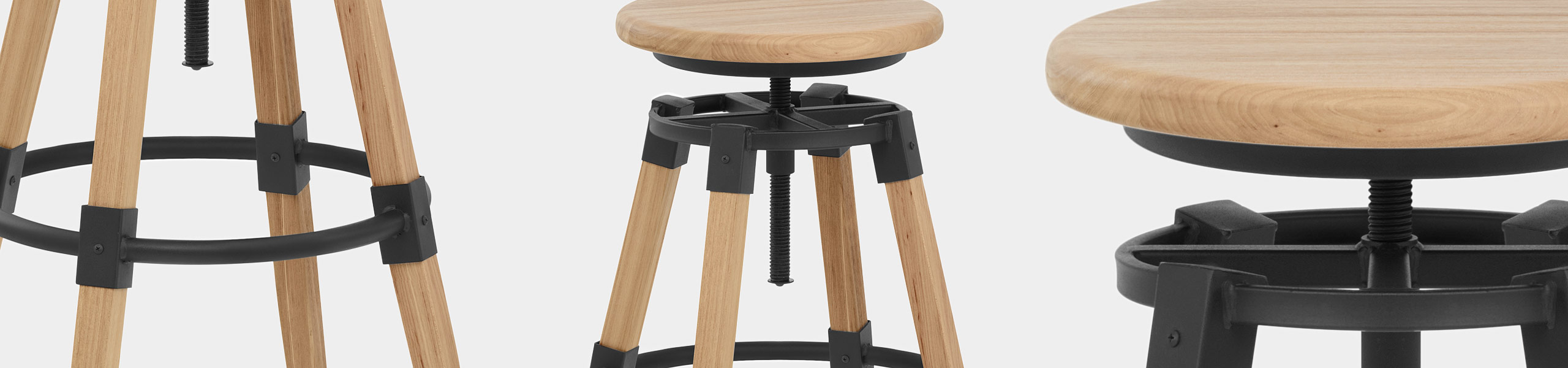 Logan Wooden Bar Stool Video Banner