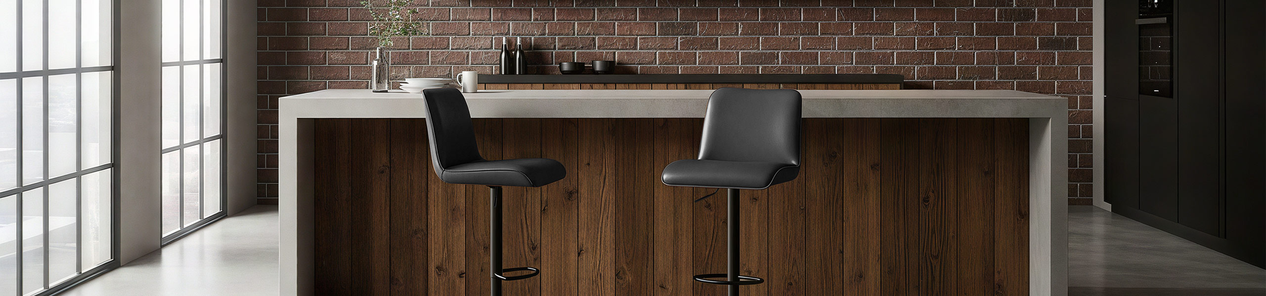 Lola Real Leather Bar Stool Black Video Banner