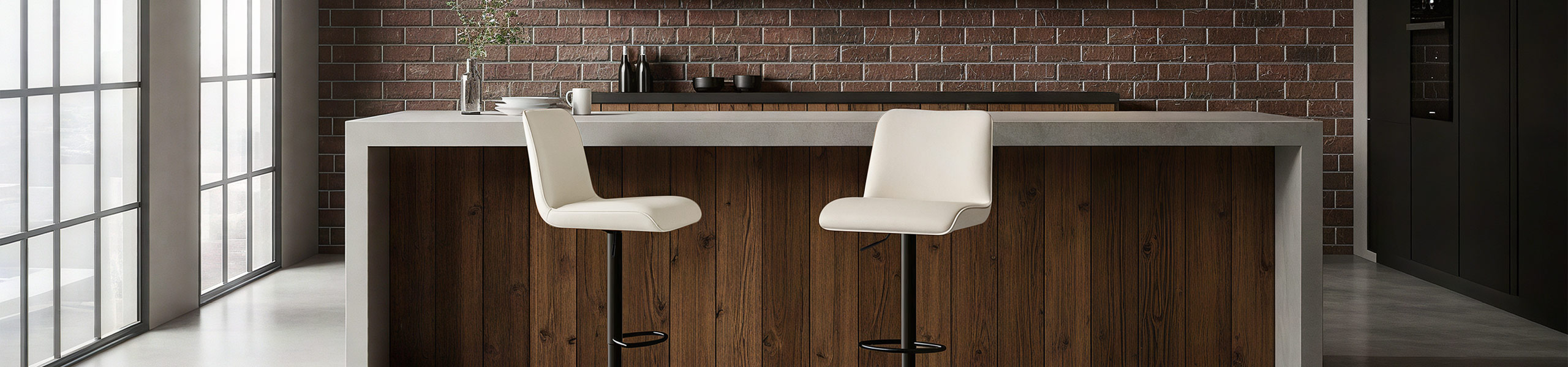 Lola Real Leather Bar Stool Cream Video Banner