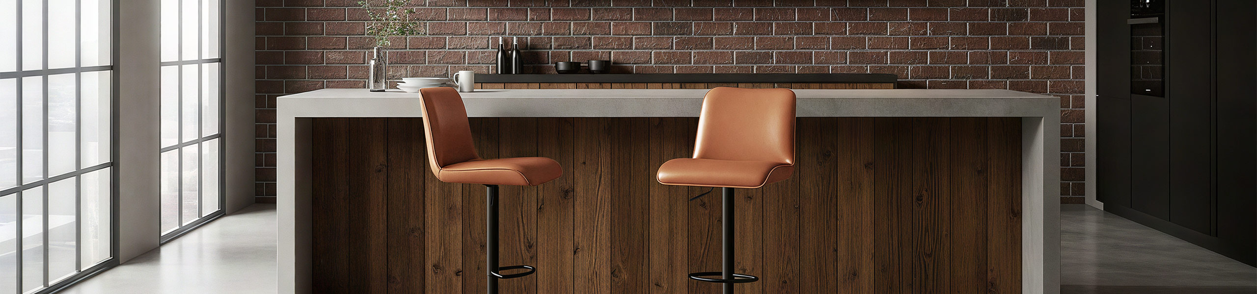 Lola Real Leather Bar Stool Tan Video Banner