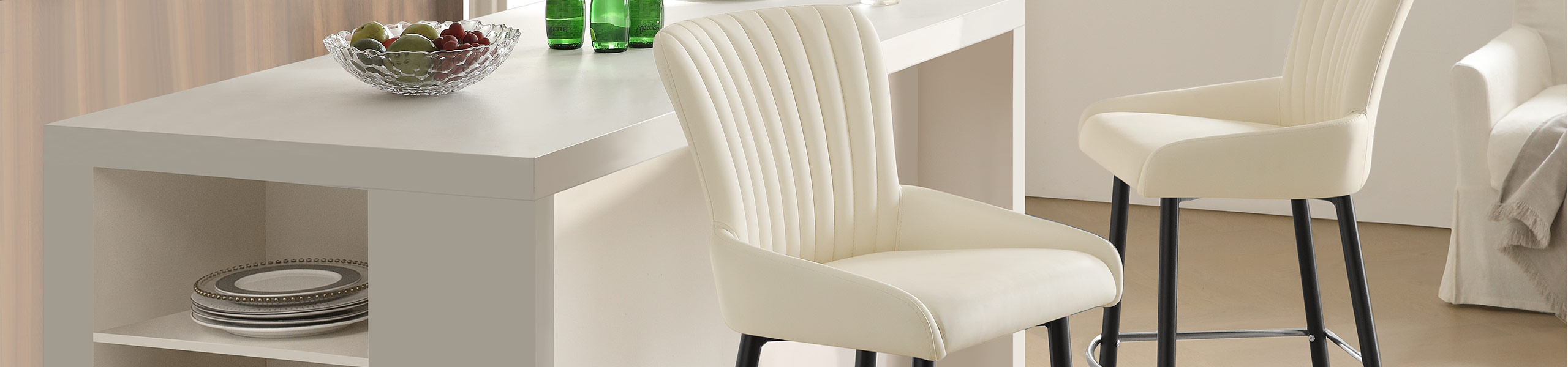 Lucia Bar Stool Cream Video Banner