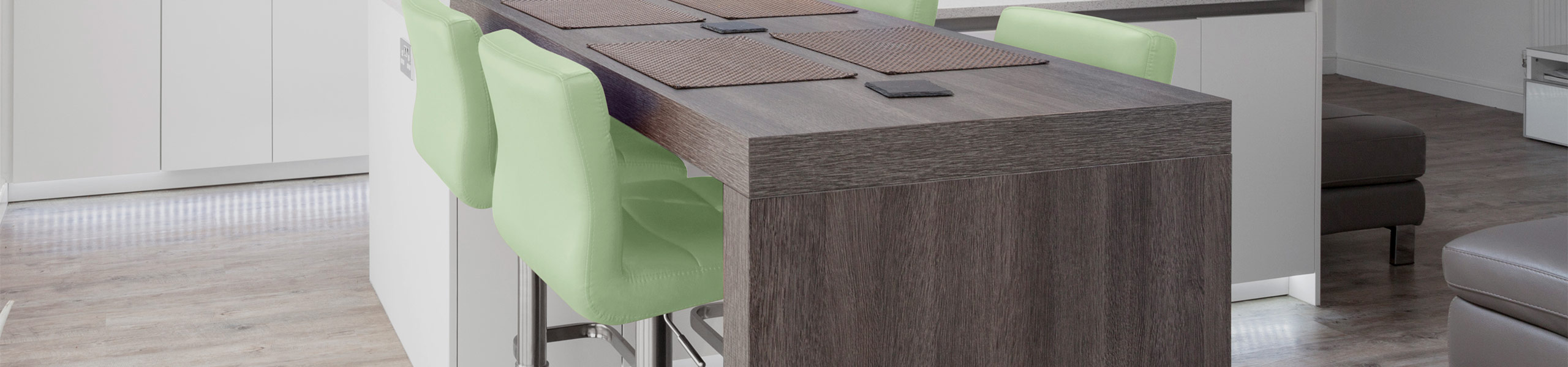 Lush Brushed Steel Bar Stool Green Video Banner