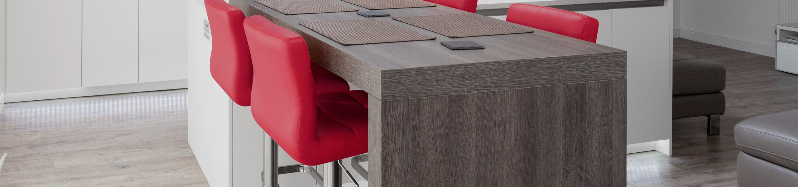 Lush Brushed Steel Bar Stool Red Video Banner