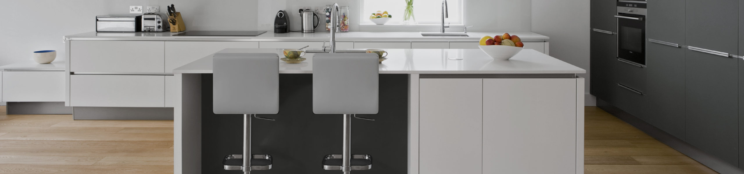 Lush Chrome Stool Grey Video Banner