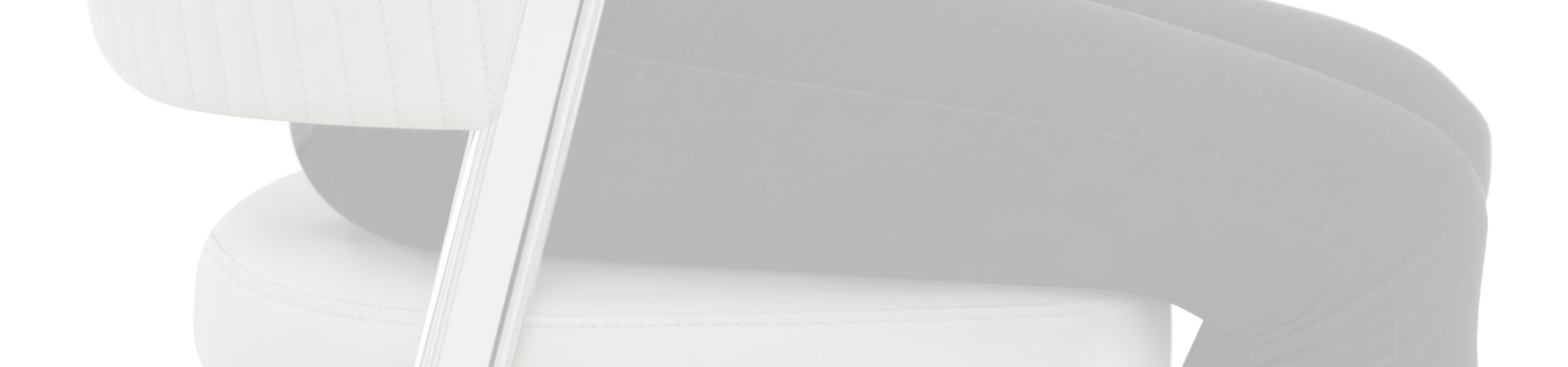 Lusso Chrome Bar Stool Grey Leather Review Banner