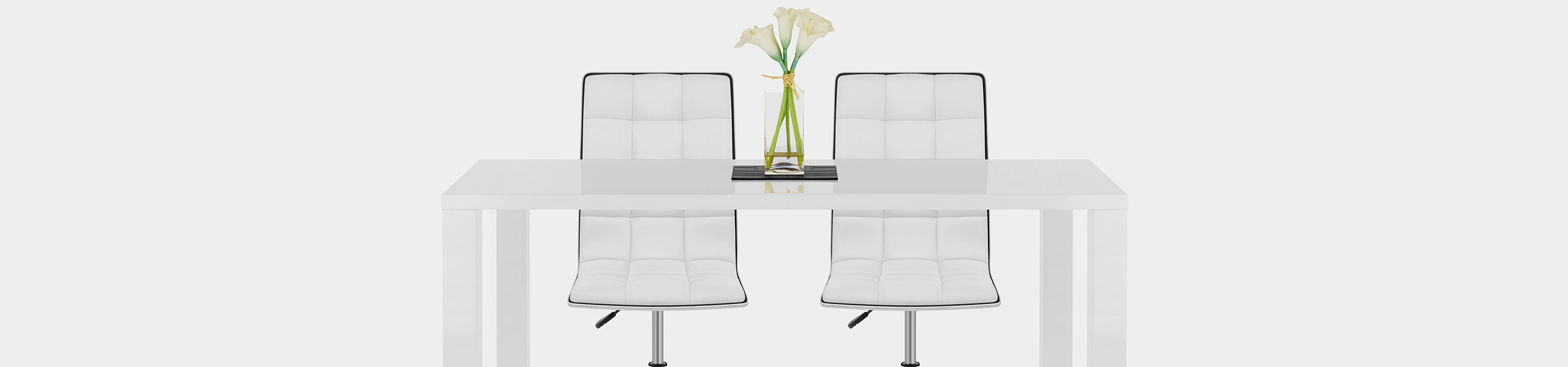 Macy Stool Chair White Video Banner