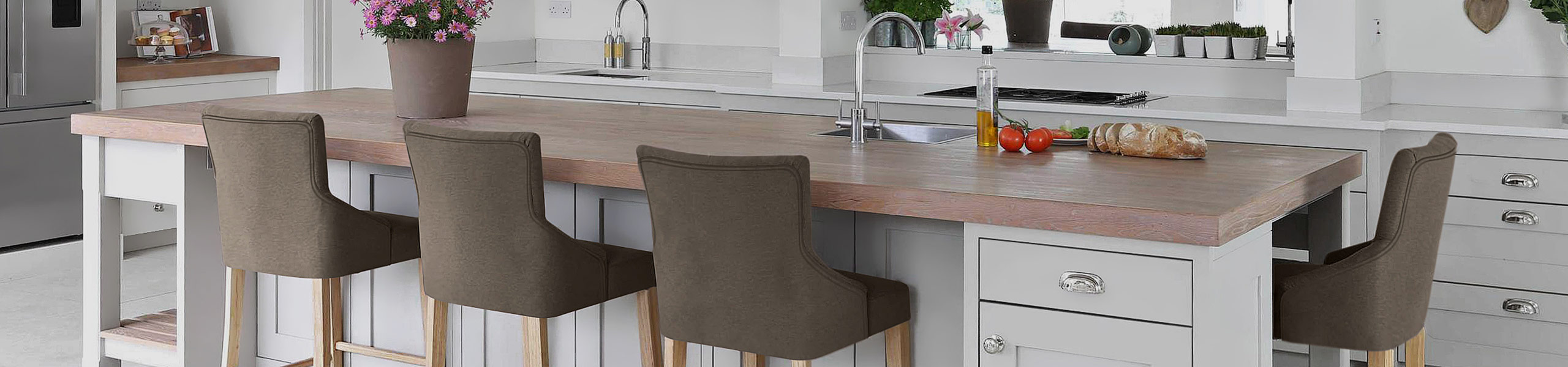 Magna Oak & Brown Fabric Bar Stool Video Banner