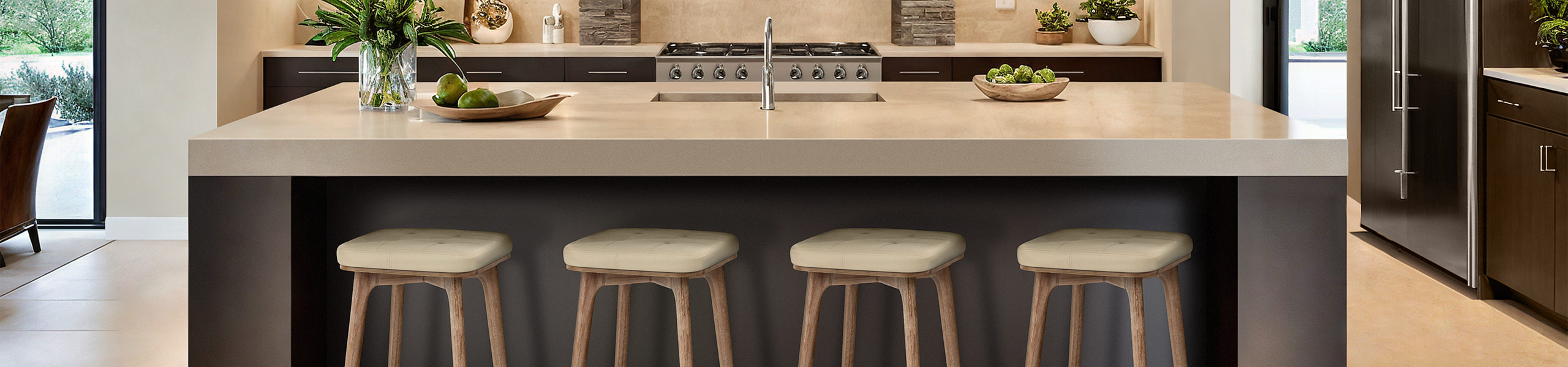Malmo Oak & Copper Stool Cream Video Banner