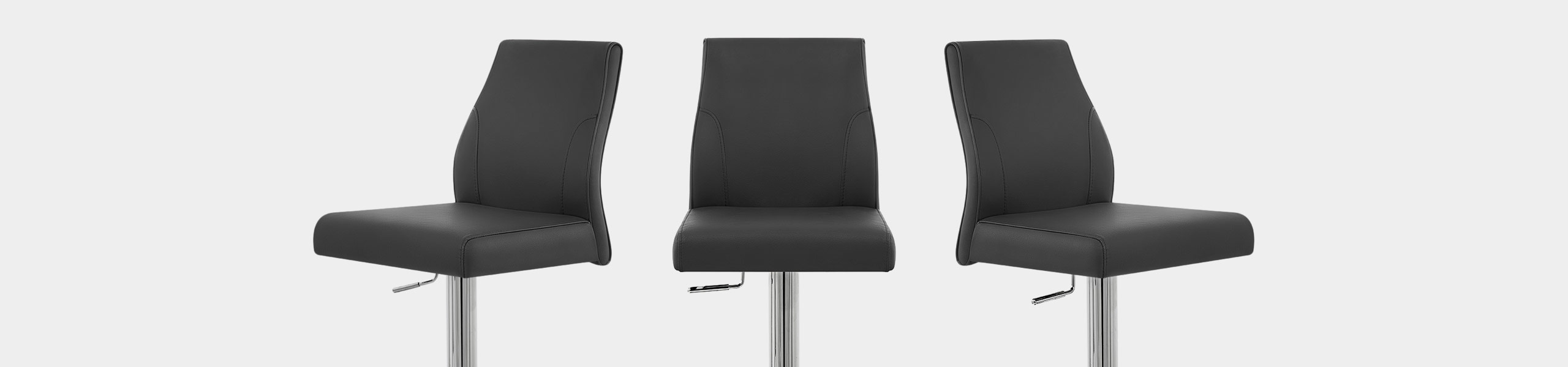 Martello Real Leather Stool Black Video Banner