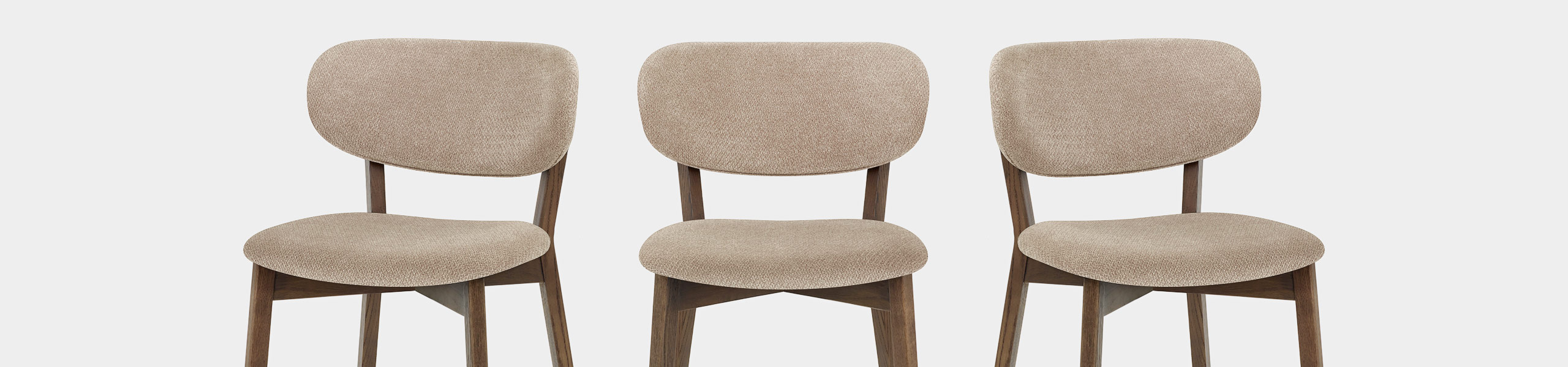 Maya Light Oak Chair Tweed Fabric Video Banner