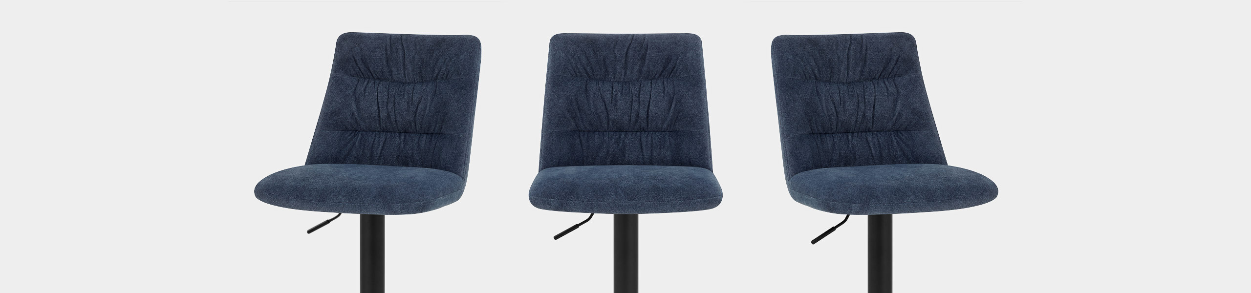 Mechu Bar Stool Blue Velvet Video Banner