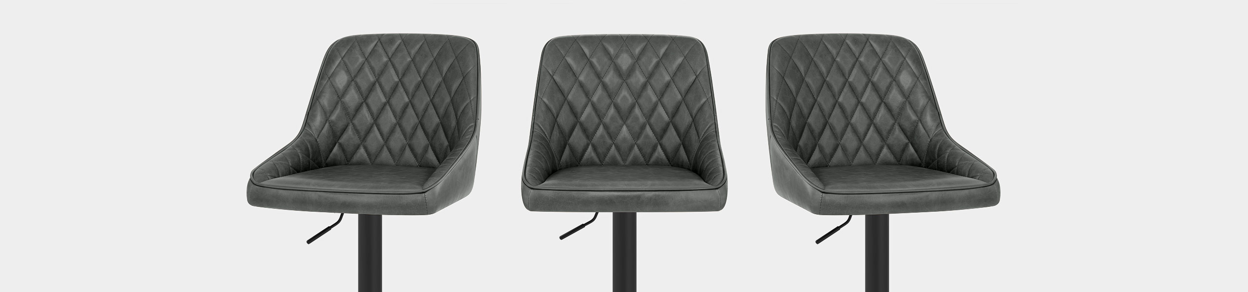 Melbourne Real Leather Stool Antique Slate Video Banner