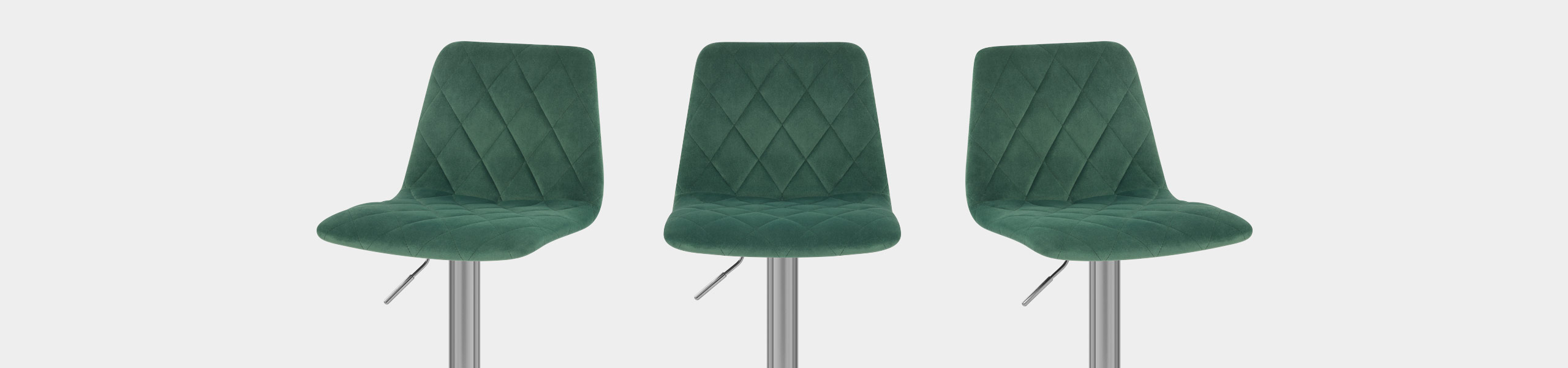 Melody Brushed Stool Green Velvet Video Banner