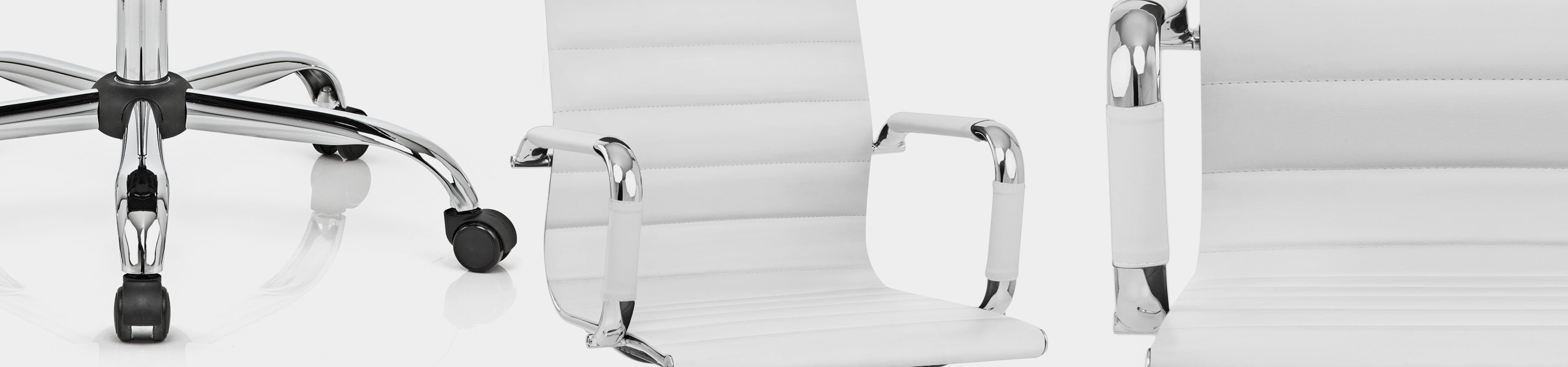 Metro Office Chair White Video Banner
