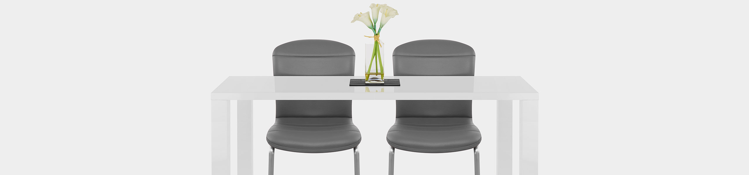 Mica Brushed Dining Chair Grey Video Banner