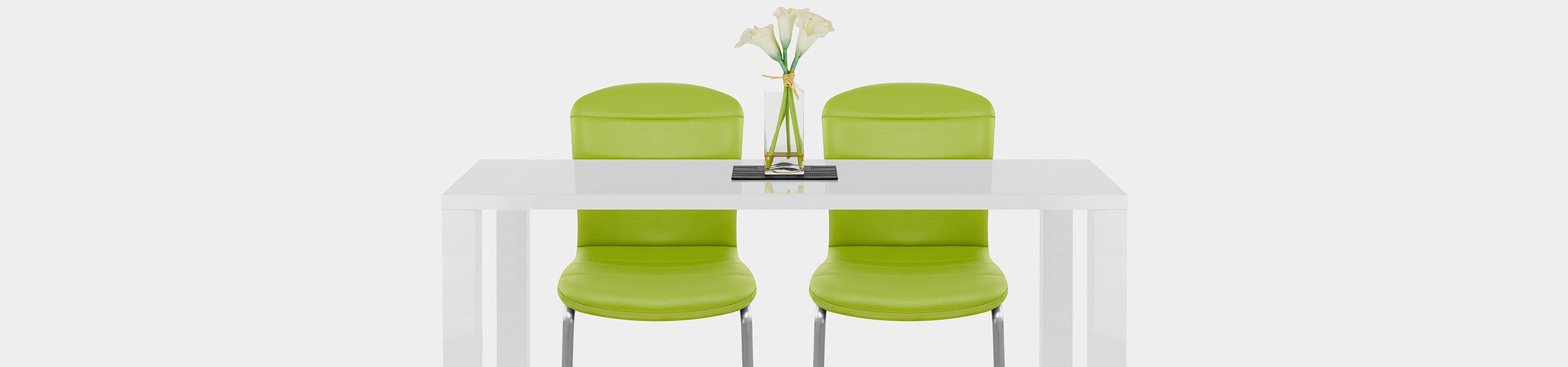 Mica Brushed Dining Chair Green Video Banner
