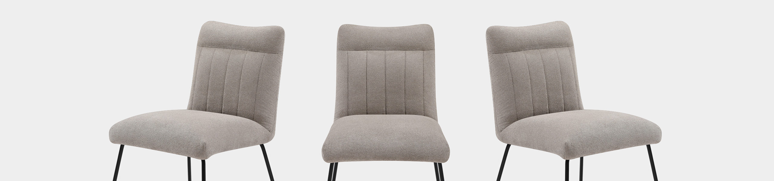 Milo Dining Chair Tweed Fabric Video Banner