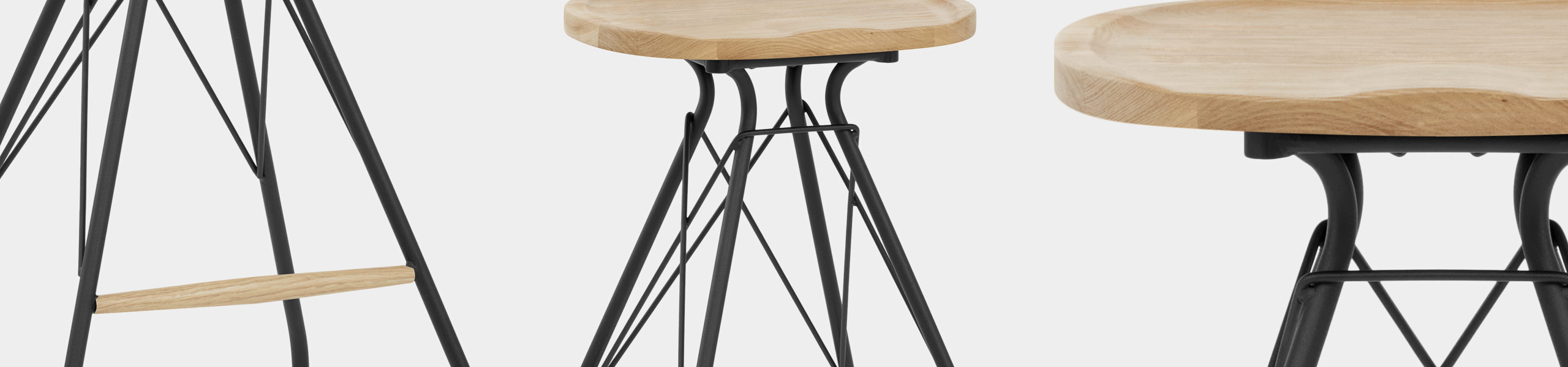 Nest Industrial Stool Light Wood Video Banner