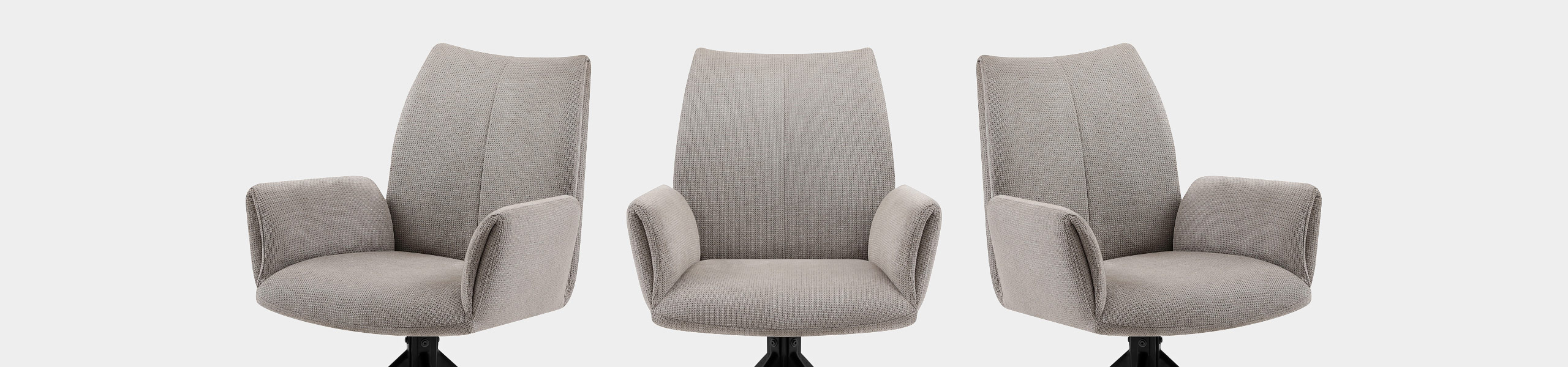 Neve Arm Chair Tweed Fabric Video Banner