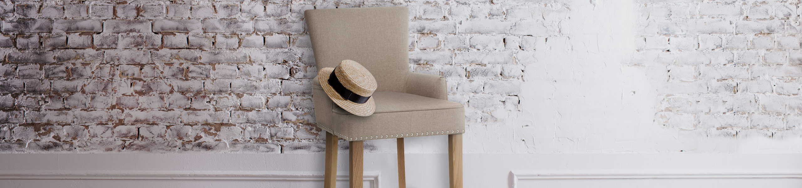 Nico Wooden Stool Tweed Fabric Video Banner