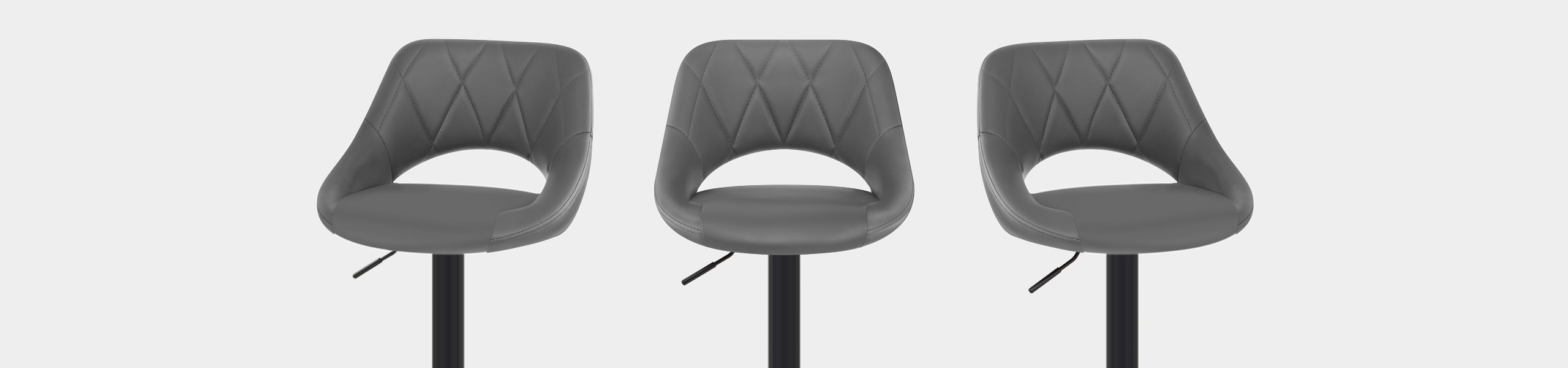 Nikki Bar Stool Grey Video Banner