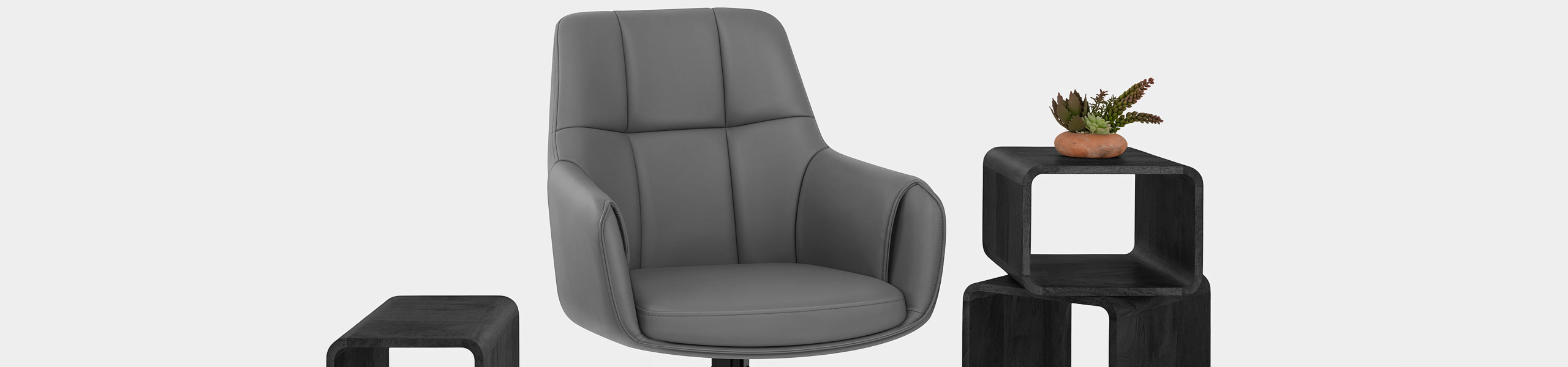 Nina Chair Dark Grey Video Banner