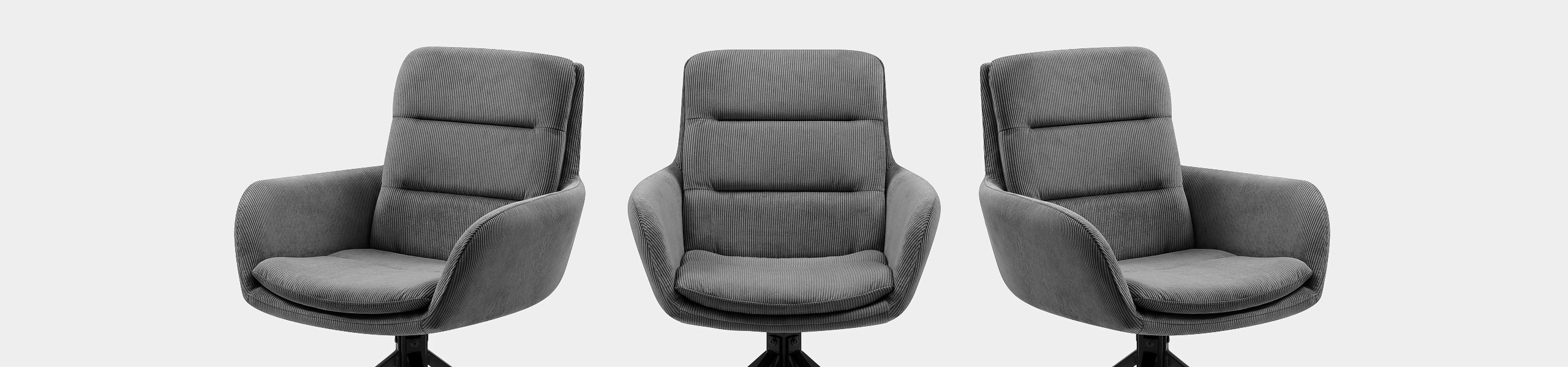 Nixon Arm Chair Dark Grey Video Banner