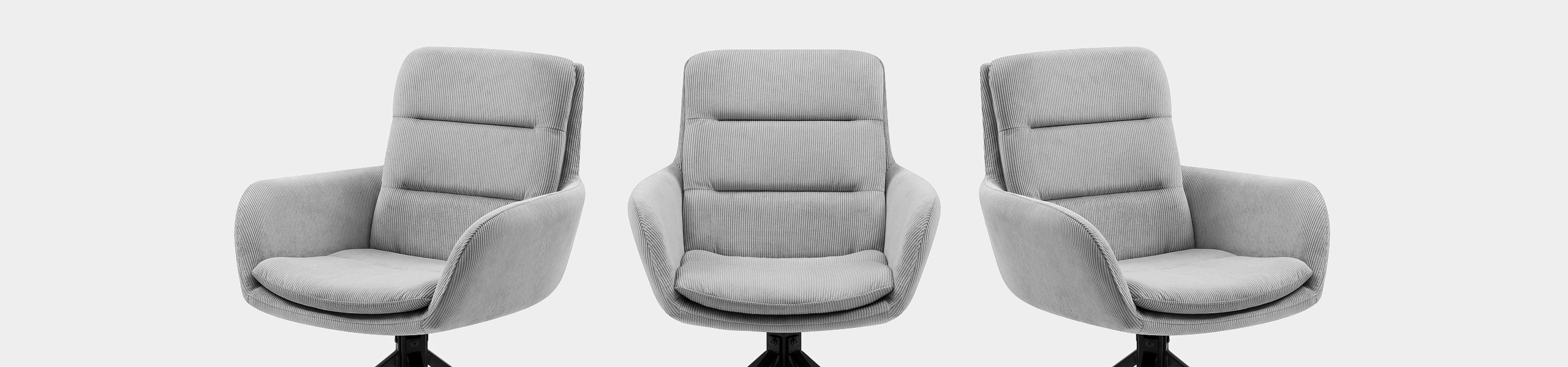 Nixon Arm Chair Light Grey Video Banner