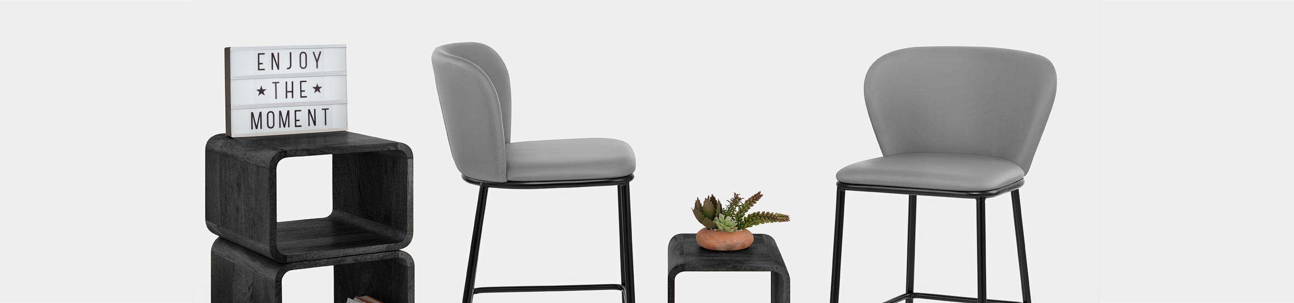Odette Bar Stool Grey Video Banner