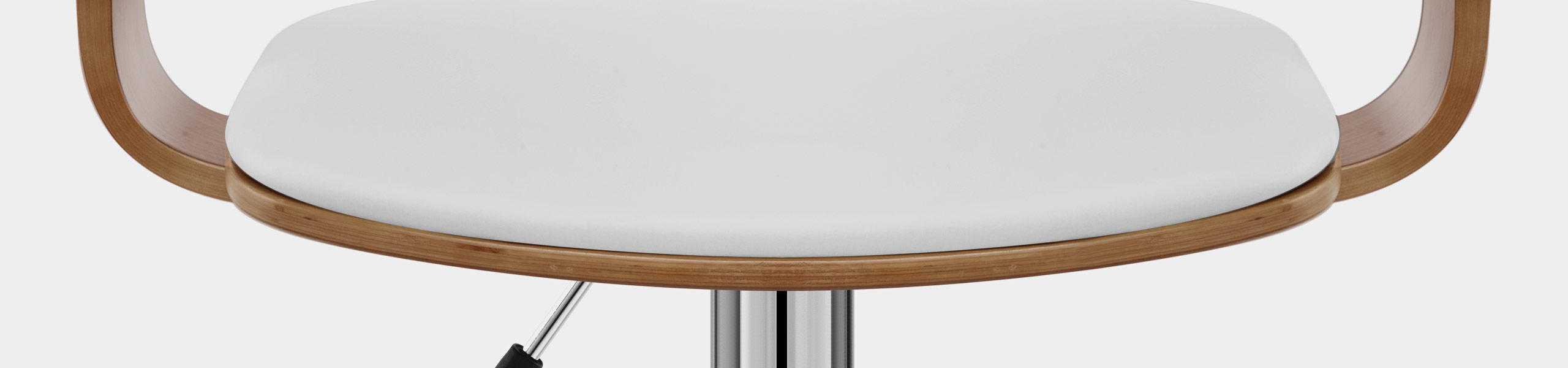 Orlando Bar Stool White & Walnut Video Banner