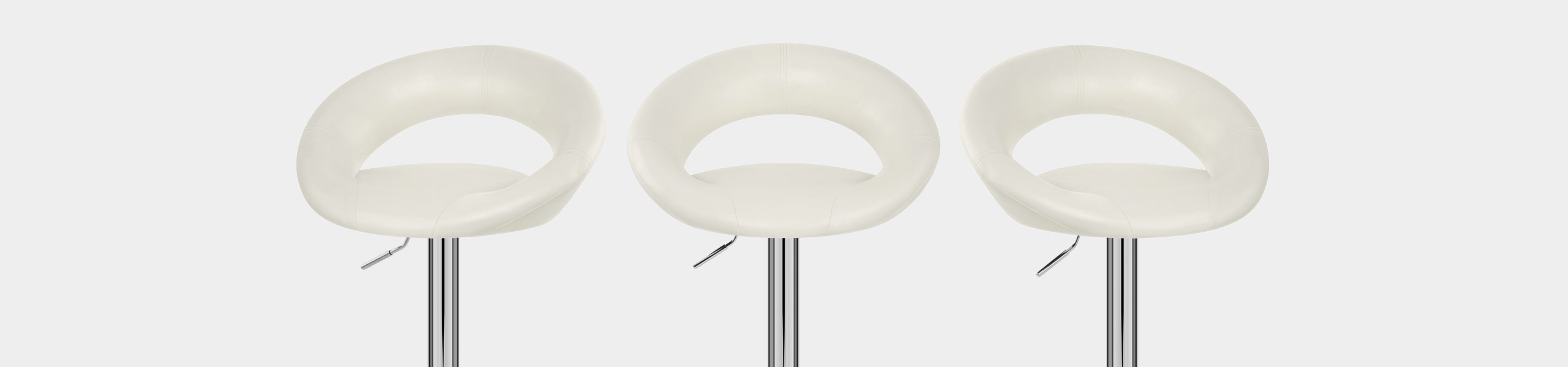 Padded Sphere Bar Stool Antique Cream Video Banner