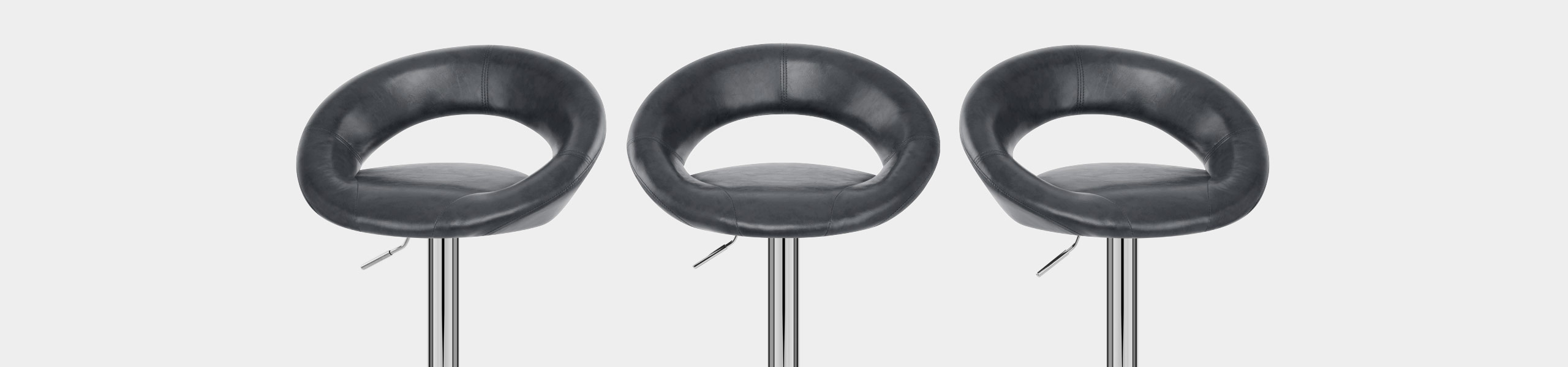 Padded Sphere Bar Stool Antique Slate Video Banner