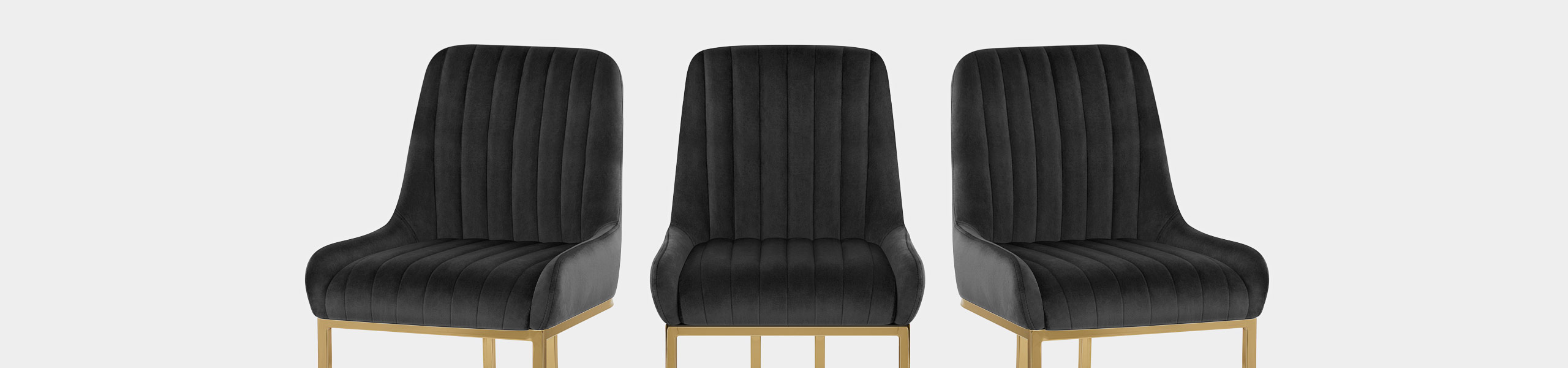 Paget Chair Black Velvet Video Banner