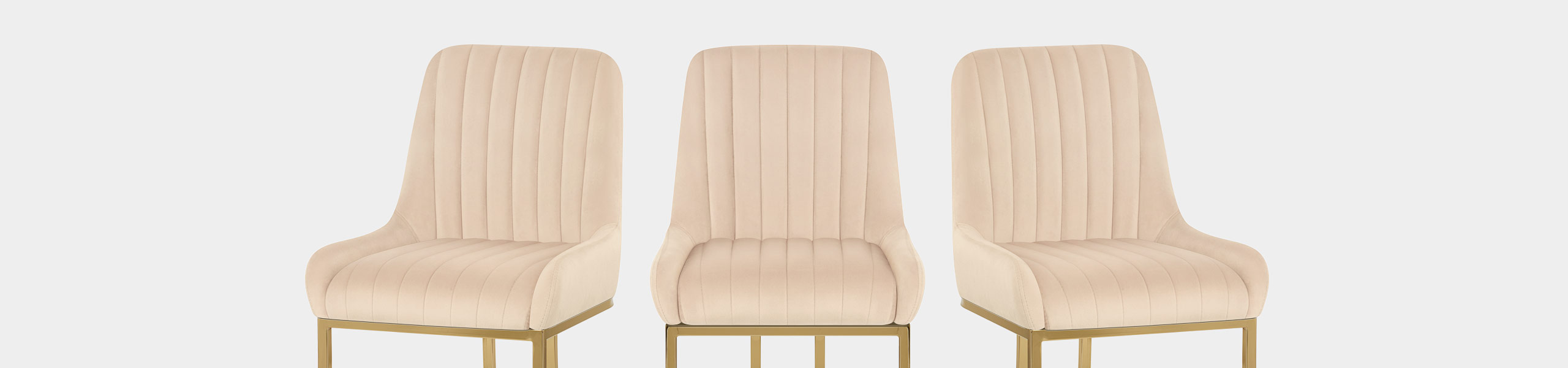 Paget Chair Champagne Velvet Video Banner