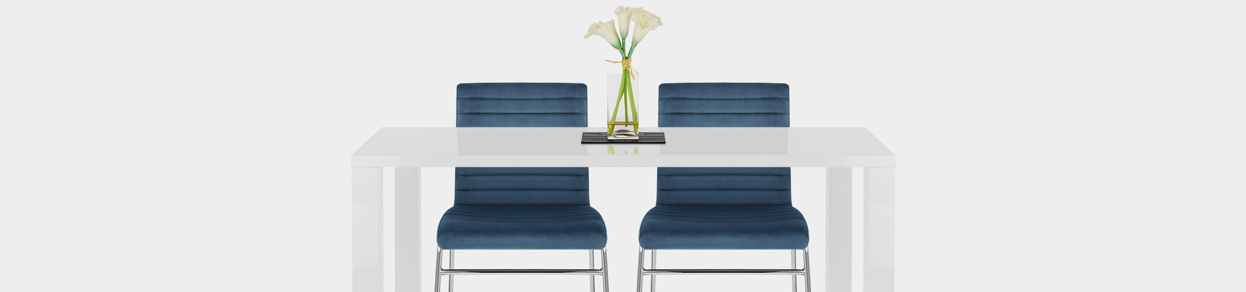 Panache Dining Chair Blue Velvet Video Banner