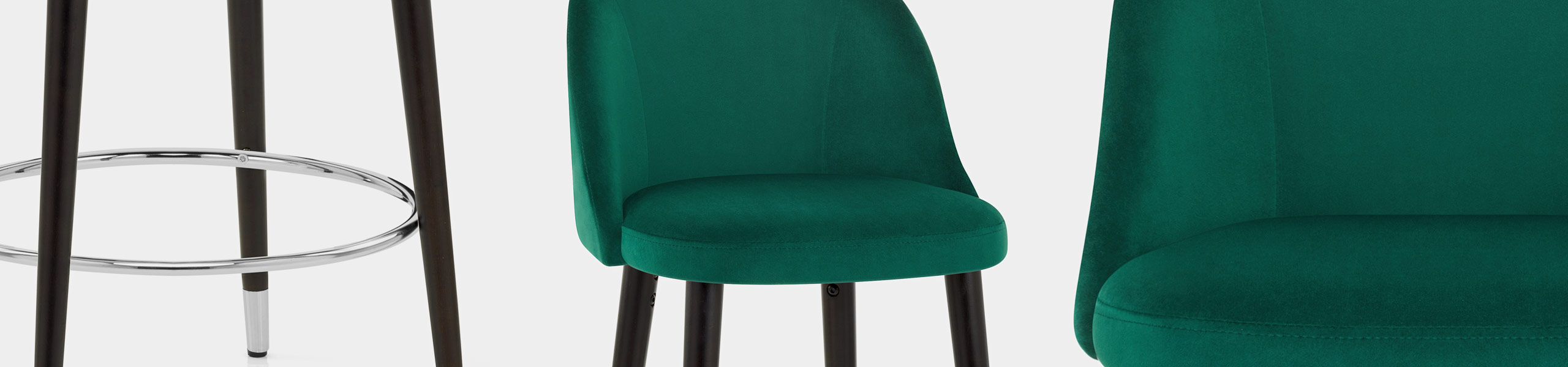 Polo Bar Stool Green Velvet Video Banner
