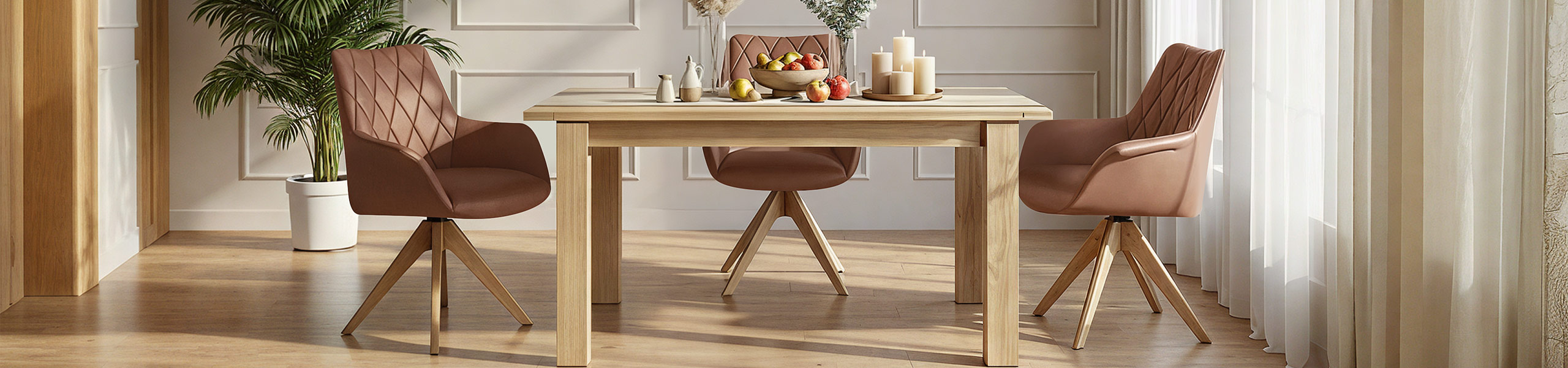 Portobello Oak Chair Brown Real Leather Video Banner