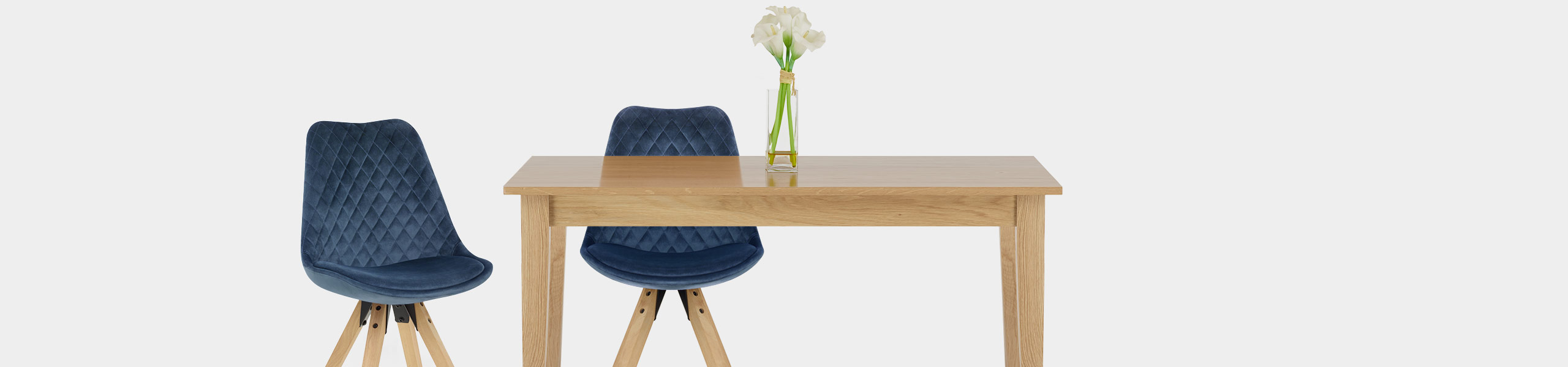 Prism Dining Chair Blue Velvet Video Banner